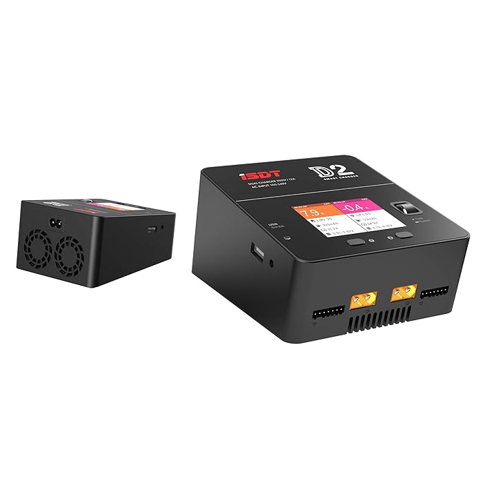 Isdt d2 mark 2 lipo battery balance charger,dual 200w 12a ac