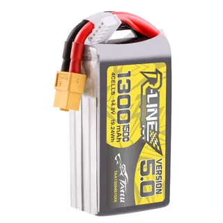 Tattu 1300mAh 4S 120C 2個セット✨️ Tattu R-Line Version 3.0 4s 1300mAh 120C Lipo Battery - Quadkart