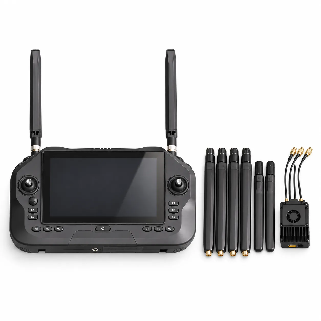 SIYI UniRC 7 Pro Dual Frequency 2.4 & 5 GHz Handheld Ground Station 40 KM Range Smart Controller