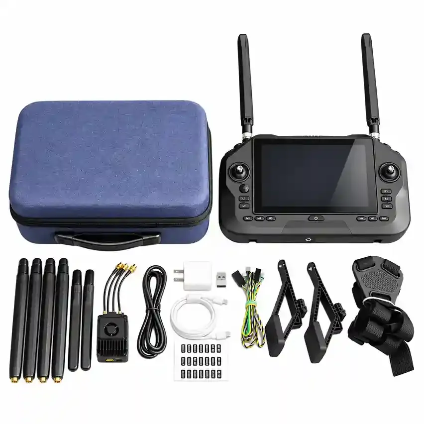 SIYI UniRC 7 Pro Dual Frequency 2.4 & 5 GHz Handheld Ground Station 40 KM Range Smart Controller