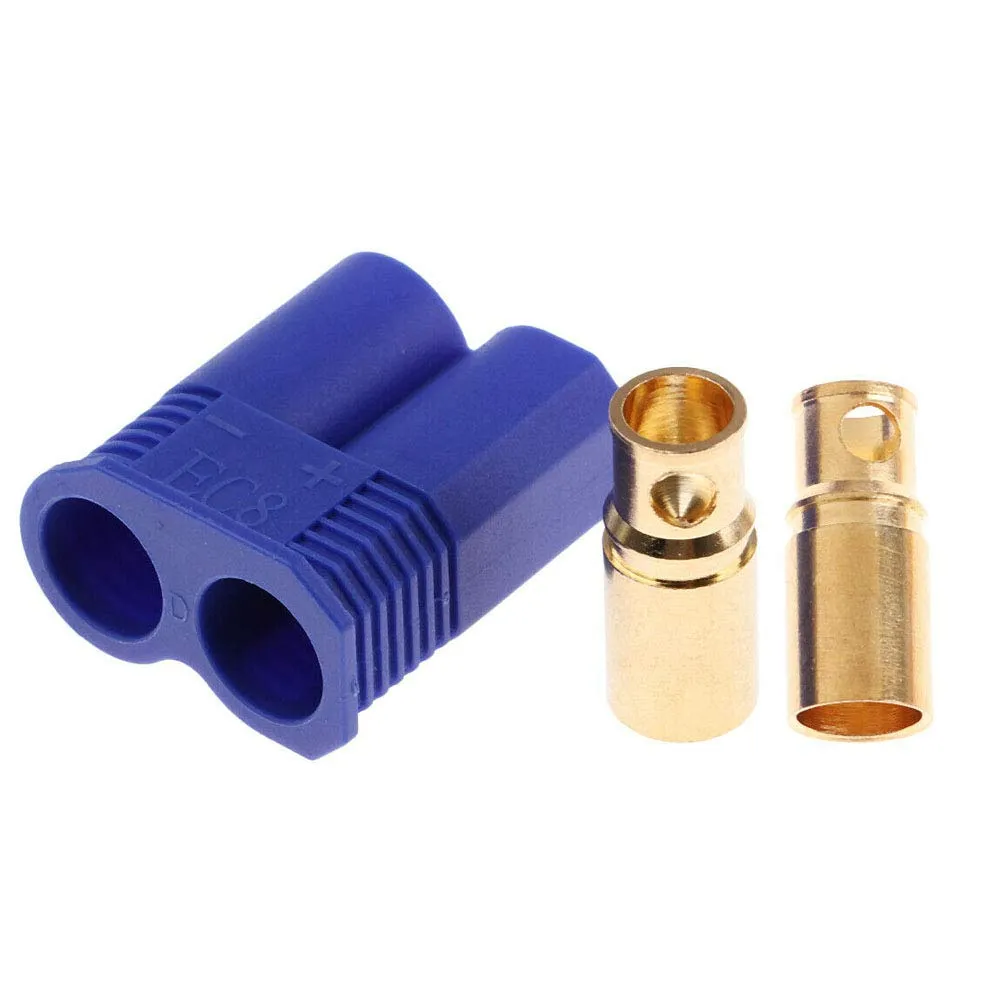 ec8-female-connector-with-hole-gold-plated-for-lipo-battery