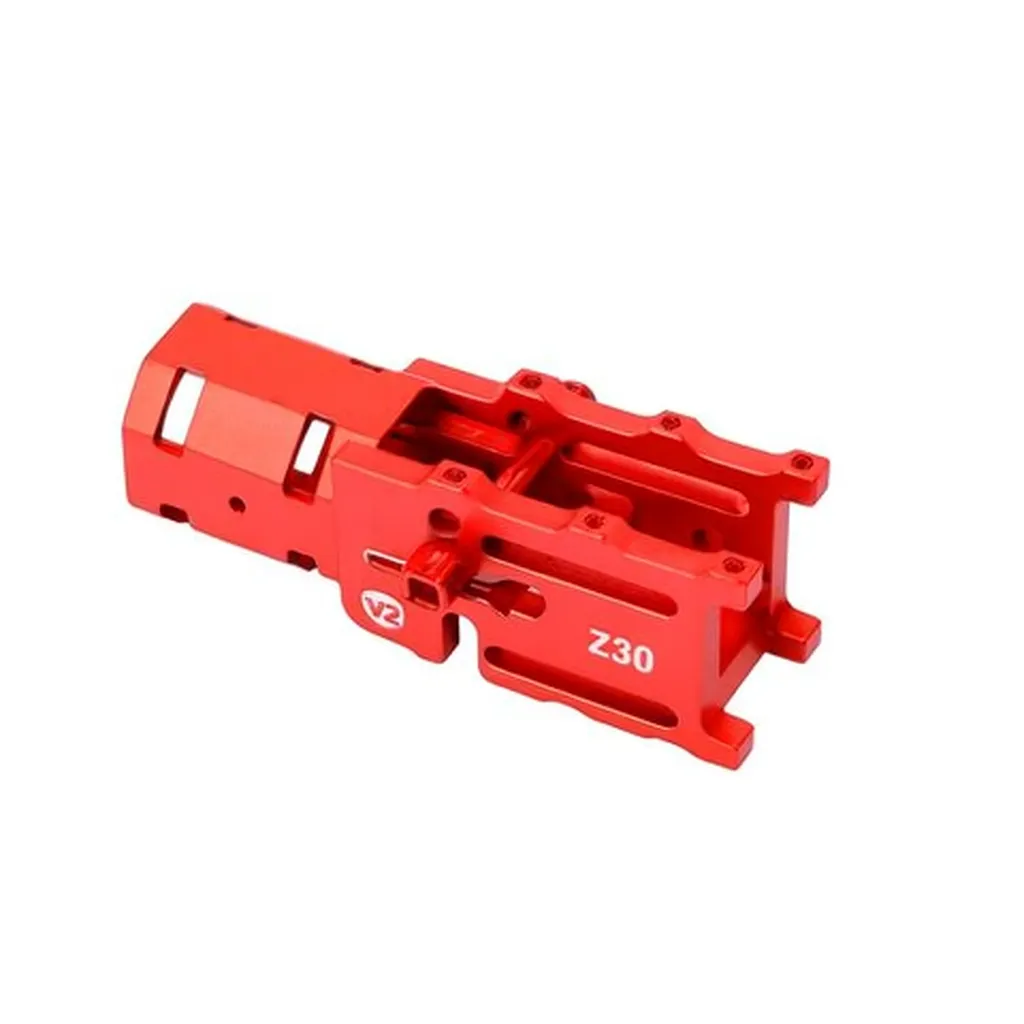 z35-v3-35mm-red-aluminum-round-head-double-screw-folding-arm-tube-joint