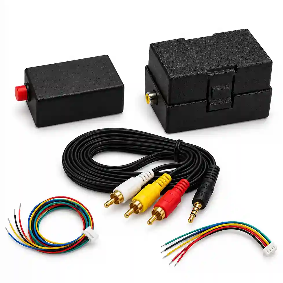 Optical Fiber Cable Video Image Transceiver Kit Including Air & Ground Unit