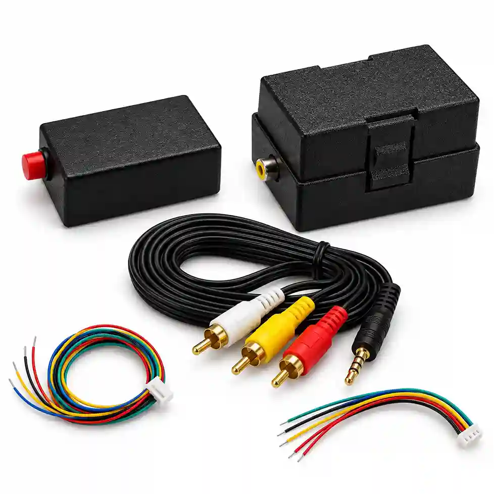 Optical Fiber Cable Video Image Transceiver Kit Including Air & Ground Unit
